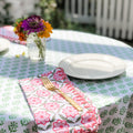 Sequoia Tablecloth in Linnet Green