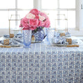 Villa Vaux Grand Tablecloth - Blue and White