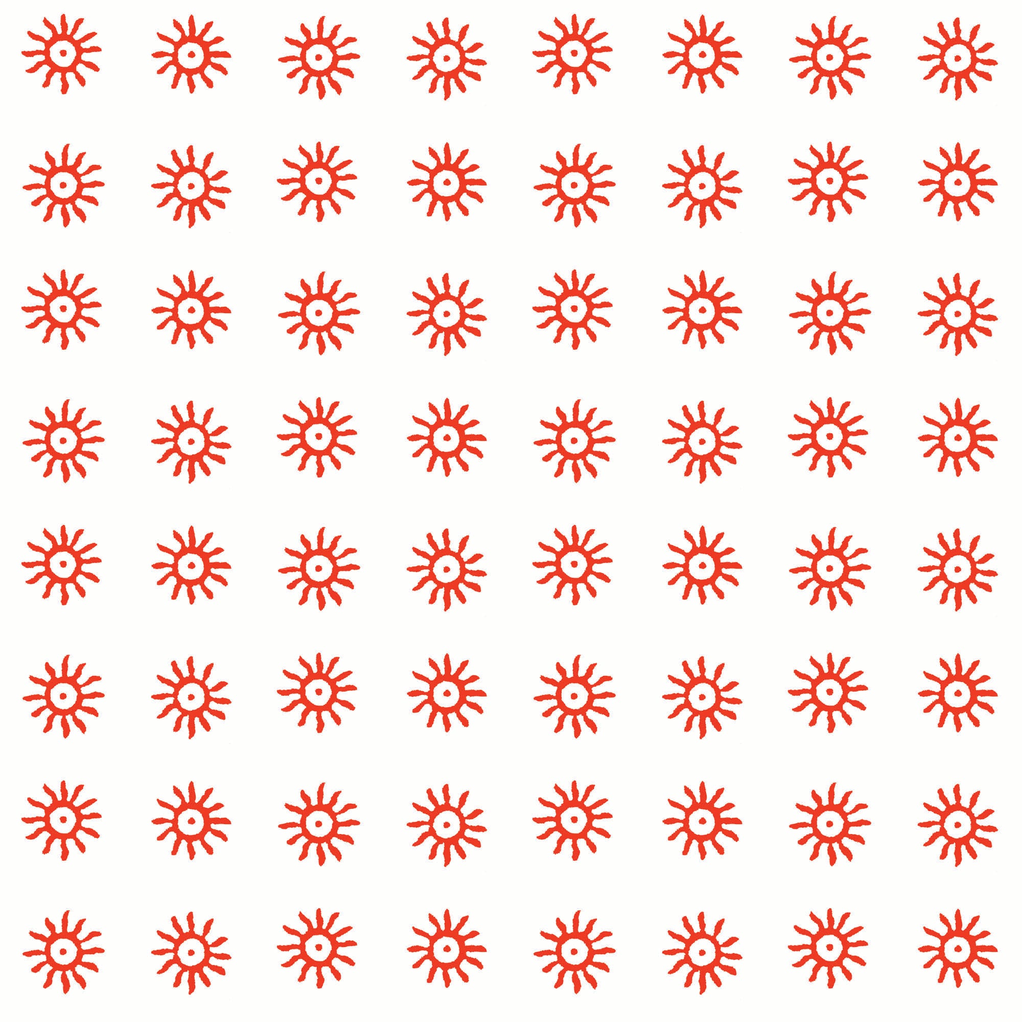 Here Comes the Sun Cardinal Red Wallpaper