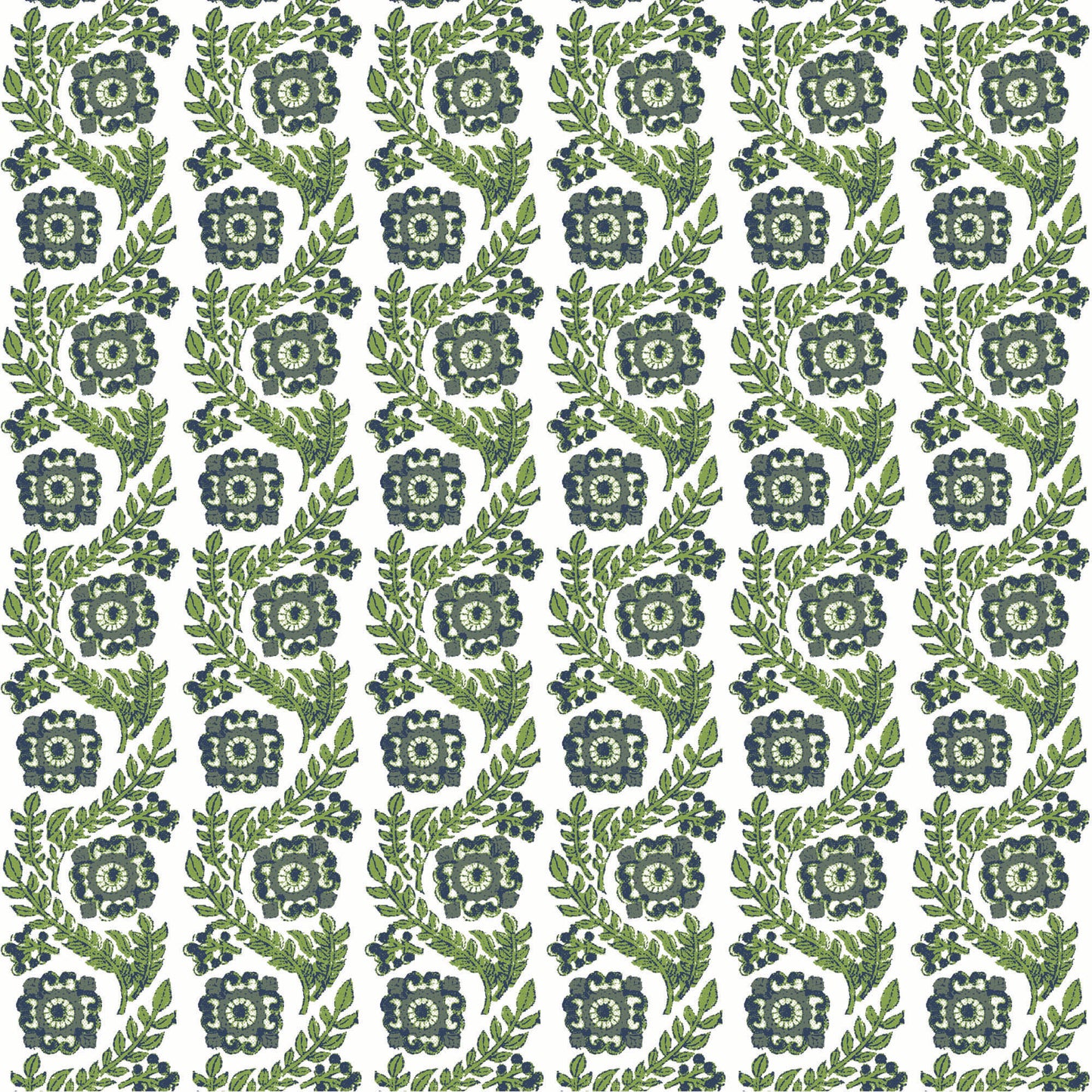 Villa Vaux Green Wallpaper