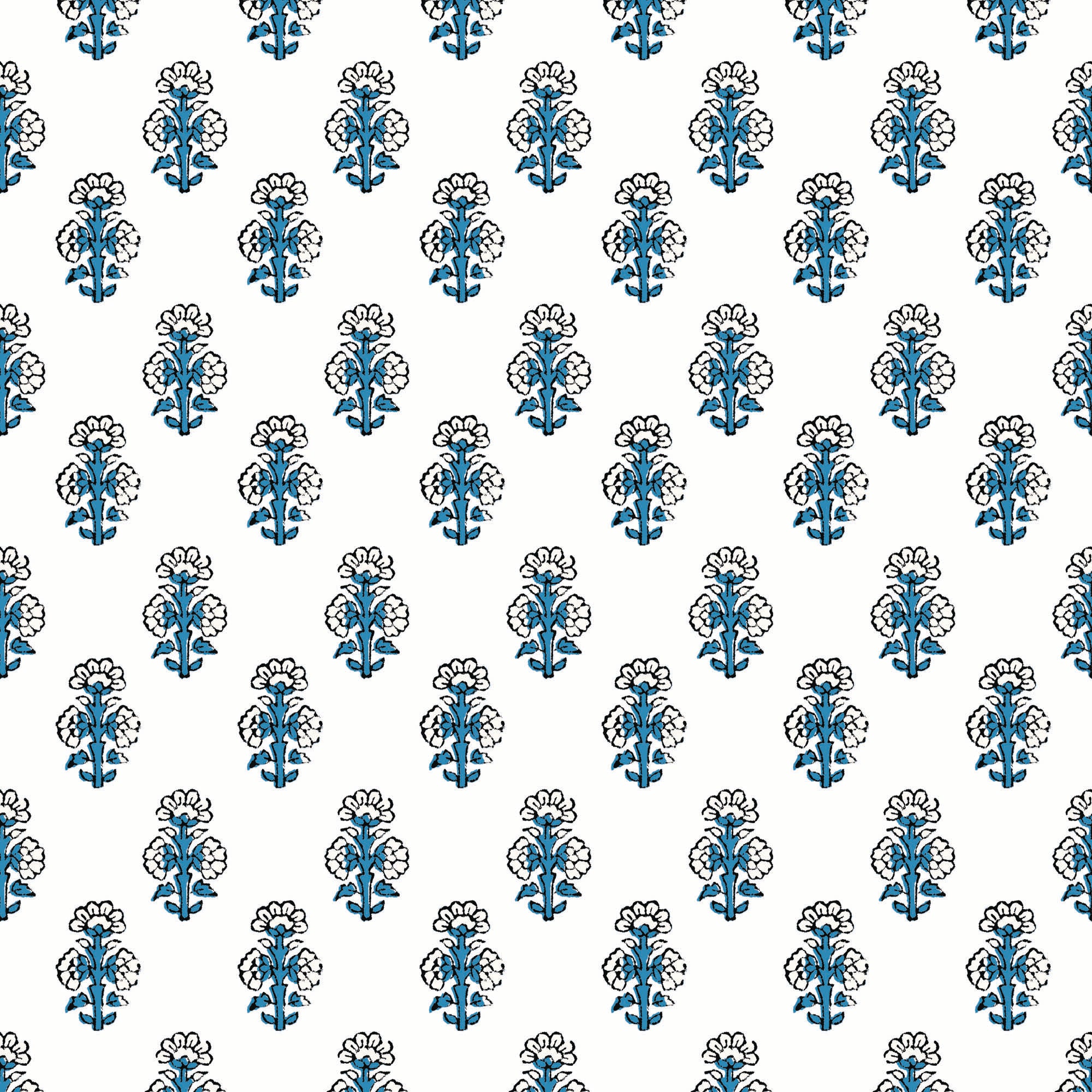 Talelayo Blue and Black Wallpaper
