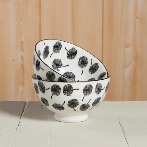 Danica Gray Dandelion Stamped Bowl 4 inch