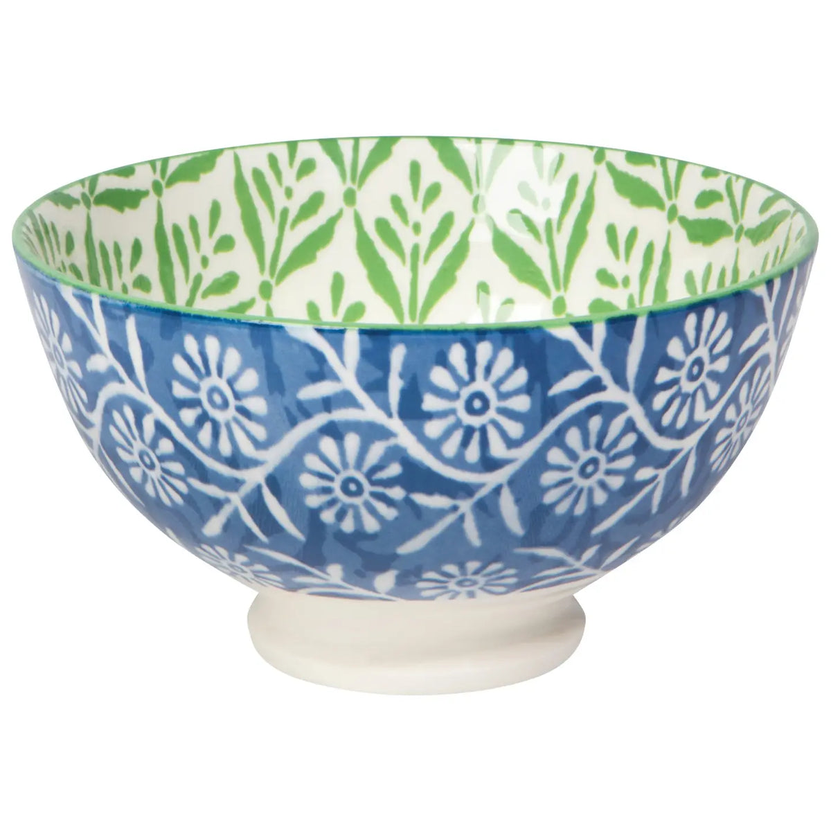 Danica Green Leaf Stamped Bowl