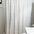 Shower Curtain - August Print in Tern Gray