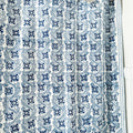 Shower Curtain - Villa Vaux Grand Blue and White Print