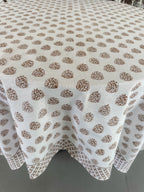 Juniper Kolkata Brown Tablecloth