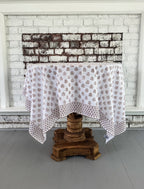 Juniper Kolkata Brown Tablecloth