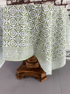 Seraphim Green Tablecloth
