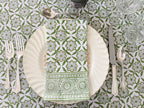 Seraphim Green Tablecloth