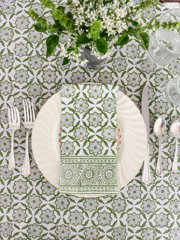 Seraphim Green Napkins - set of 4