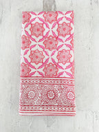 Seraphim Pink and Orange Napkins - set of 4