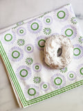 Aster Napkins - Set of 4 in Lavender and Green