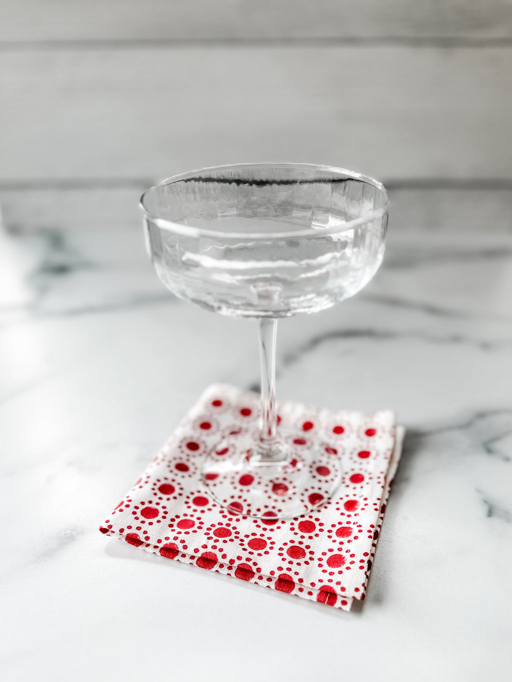 Cocktail Napkins Red - set of 4