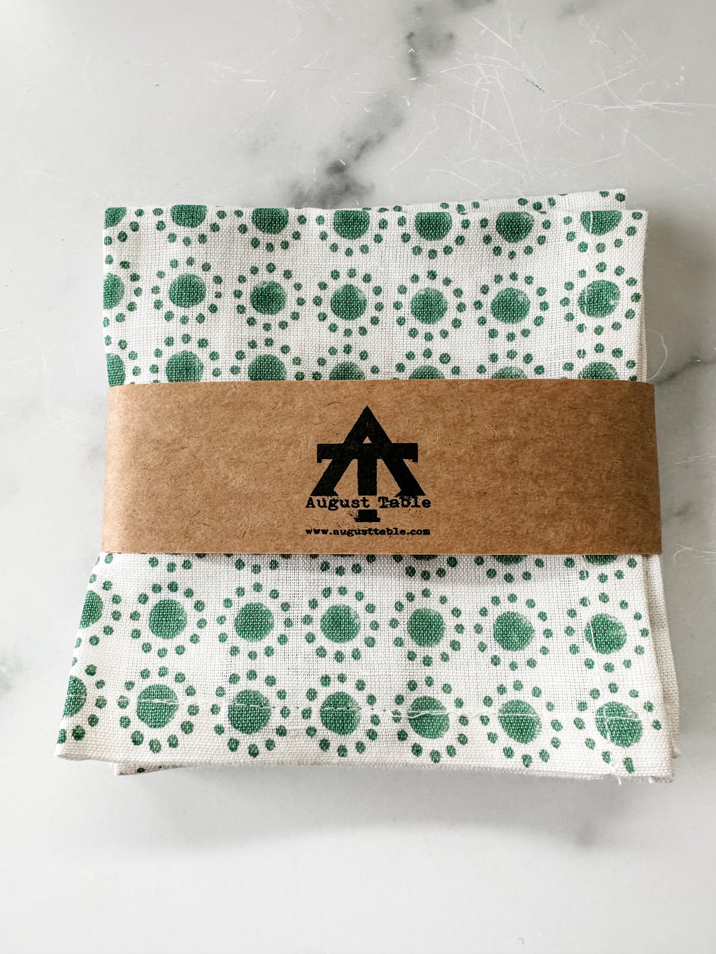 Cocktail Napkins Green - set of 4