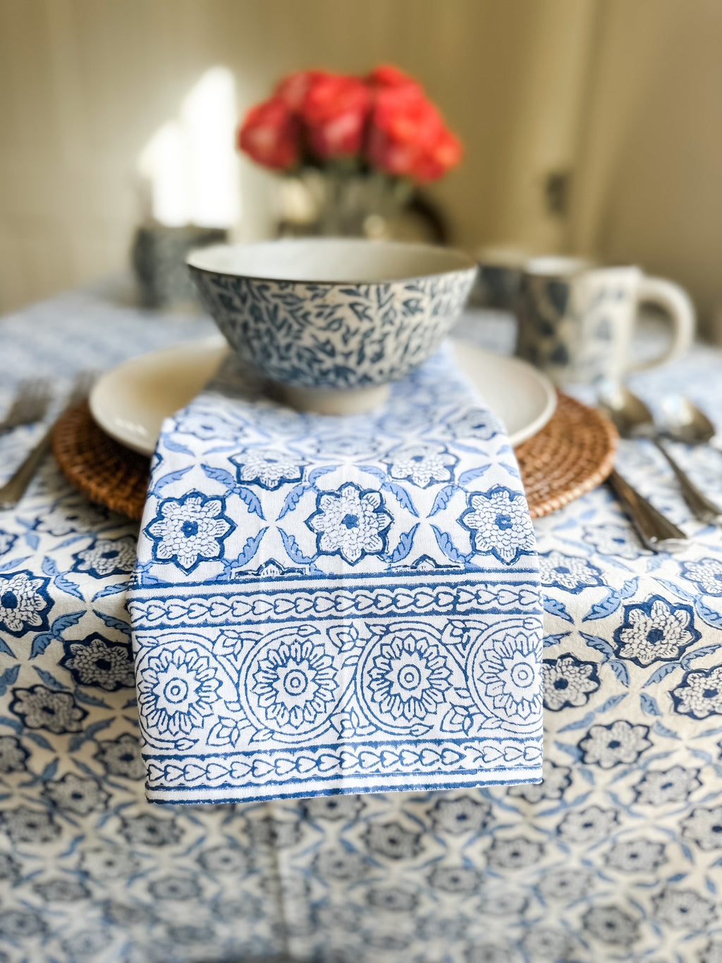 Seraphim Blue Napkins - set of 4