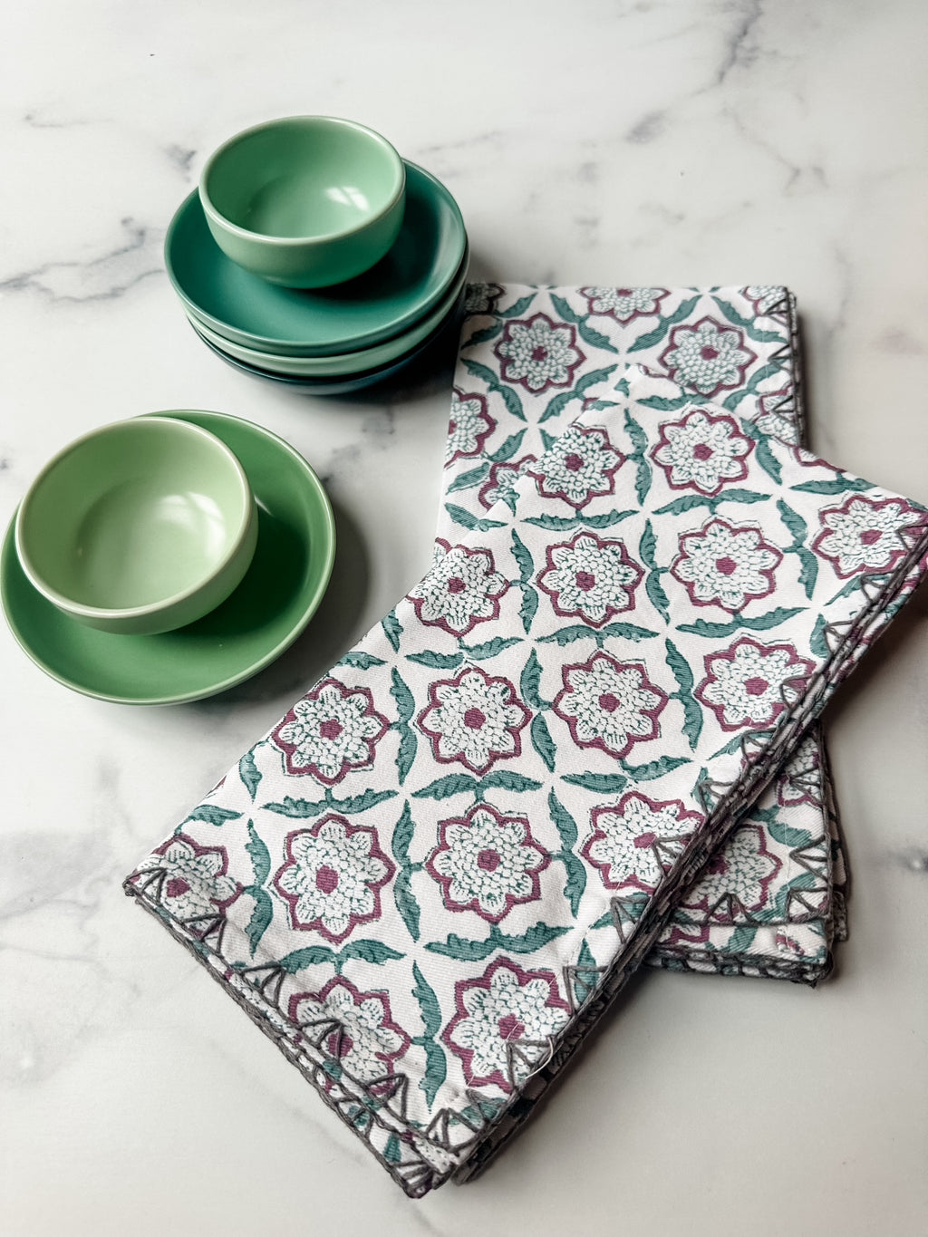 Seraphim Napkins - set of 4 in Persephone in Twill Cotton