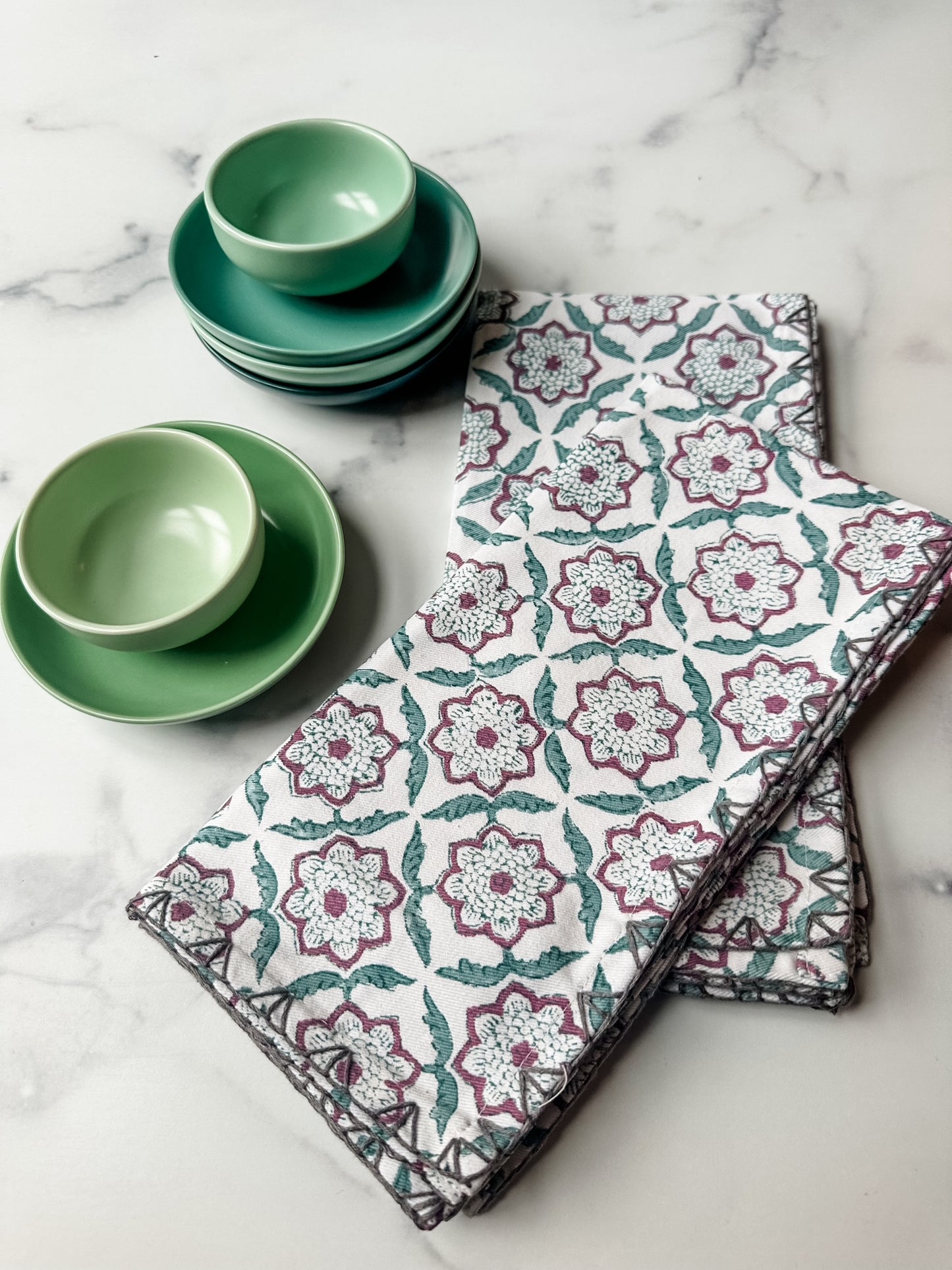 Seraphim Napkins - set of 4 in Persephone in Twill Cotton