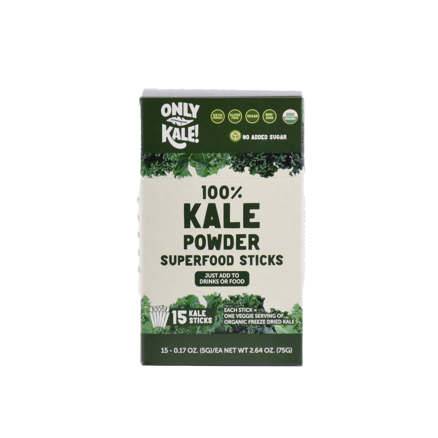 Only Kale Box of 15 sticks