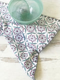 Seraphim Napkins - set of 4 in Persephone in Cotton Sheeting