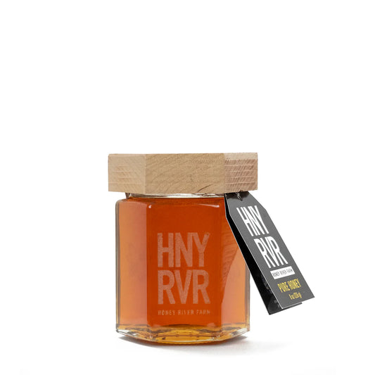 Honey River Farm - Pure Honey 8 oz Jar from August Table Orchards