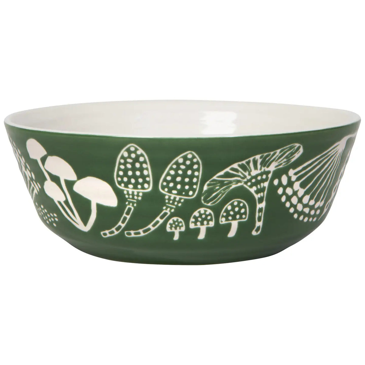 Danica Studio Wildgrove Mushroom Green Imprint Bowl