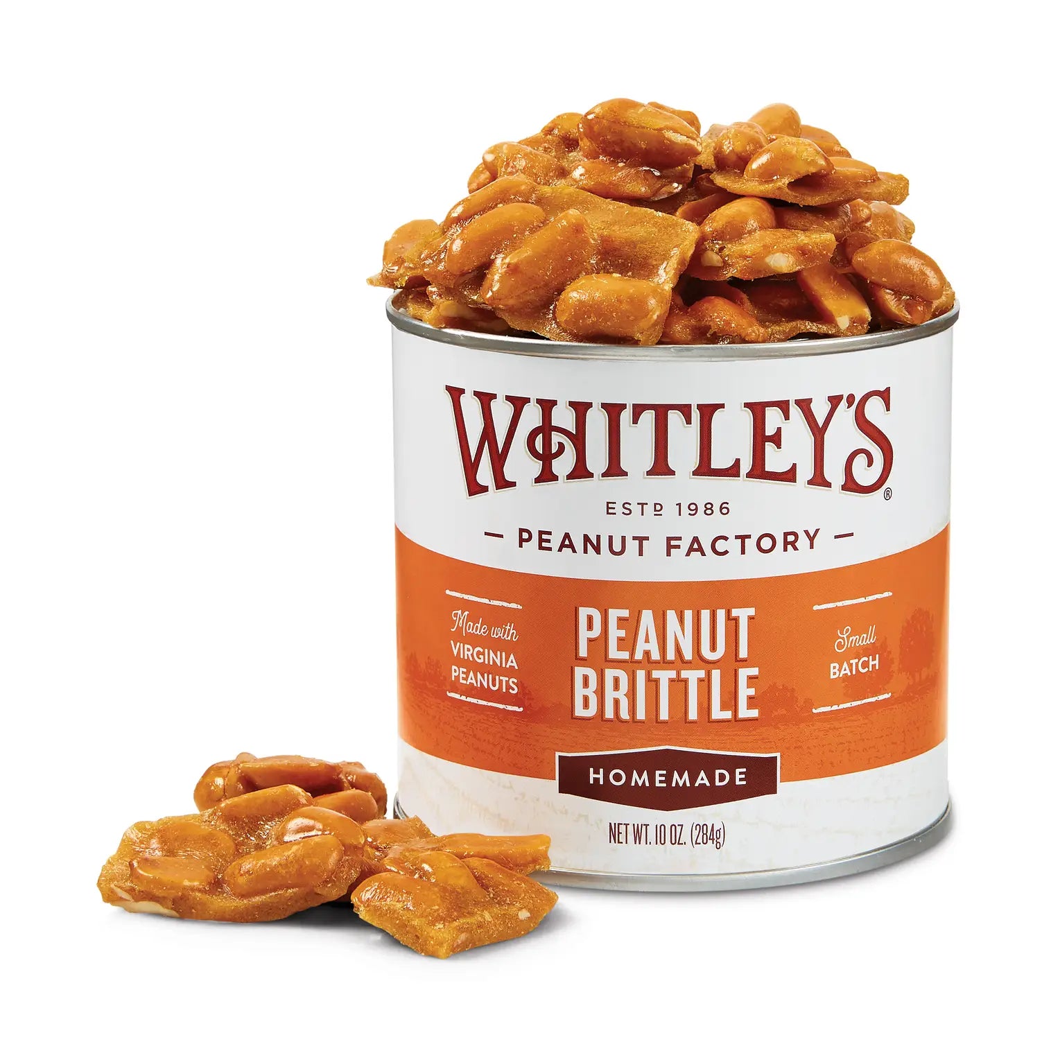 Whitleys Homemade Peanut Brittle 10 oz.
