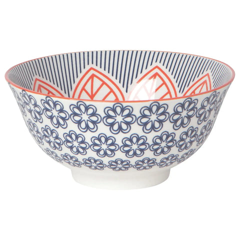 Danica Red Floral Stamped Bowl