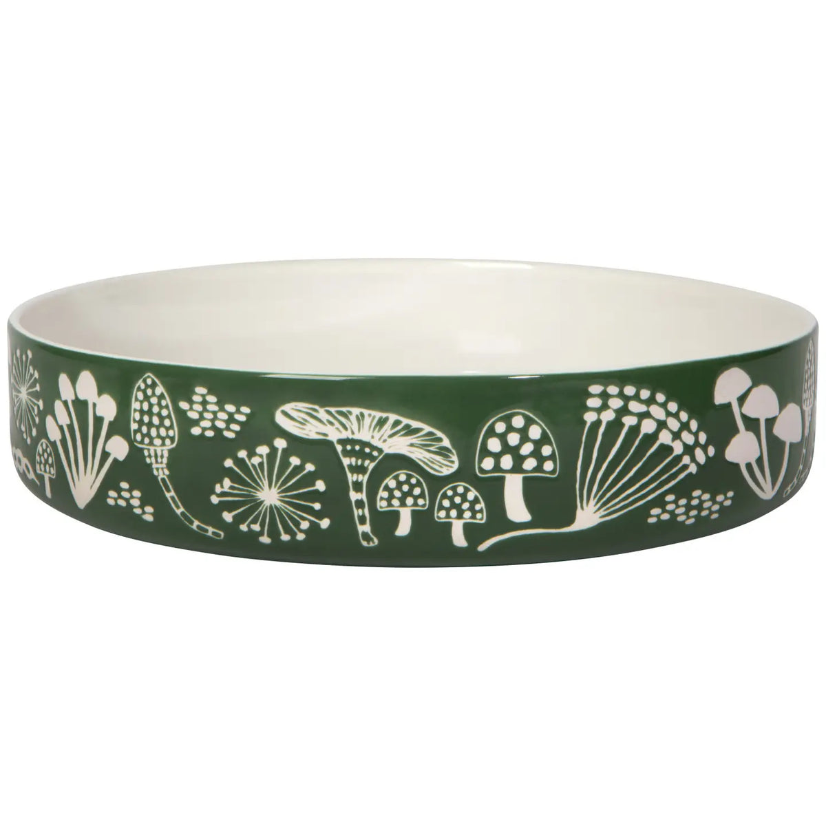 Danica Studio Wildgrove Mushroom Green Serving Bowl