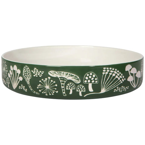 Danica Studio Wildgrove Mushroom Green Serving Bowl