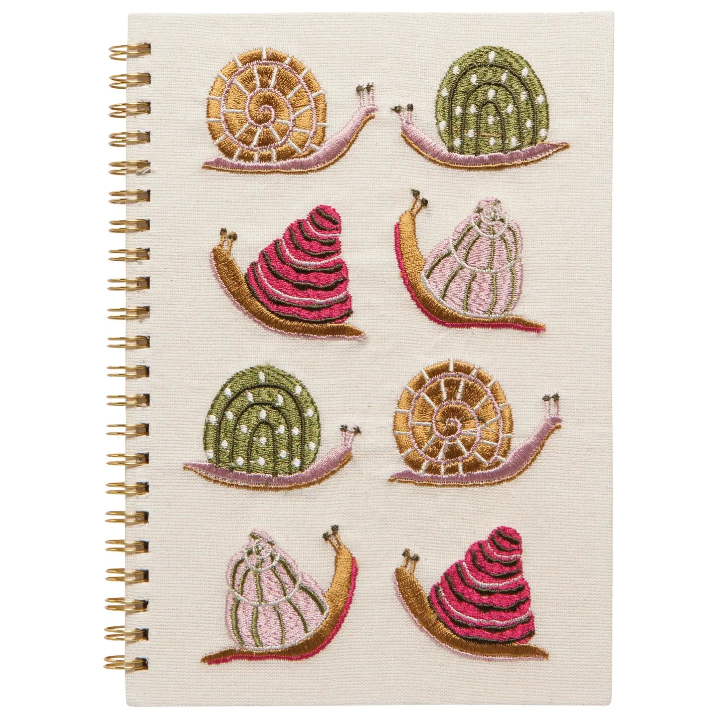 Danica Studio Snails Gardenland Embroidered Notebook