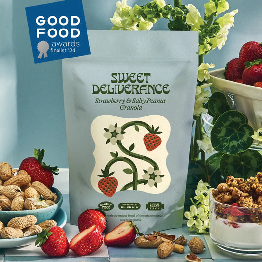 Sweet Deliverance Granola - Strawberry & Salty Peanut 9.5 oz bag