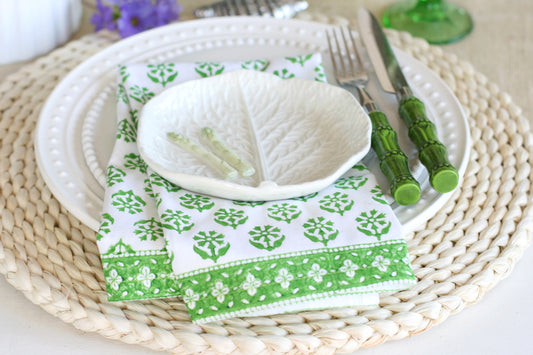 Sequoia Napkins in Linnet Green - set of 4