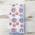 Aster Napkins - Set of 4 in Blue and Red