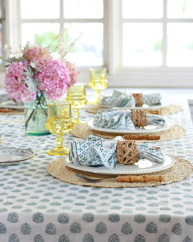 Juniper Slate Tablecloth