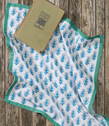 Talelayo Napkins - set of 4 in blue and green - Shipping late May