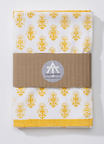 Talelayo Napkins - set of 4 in Tanager Yellow